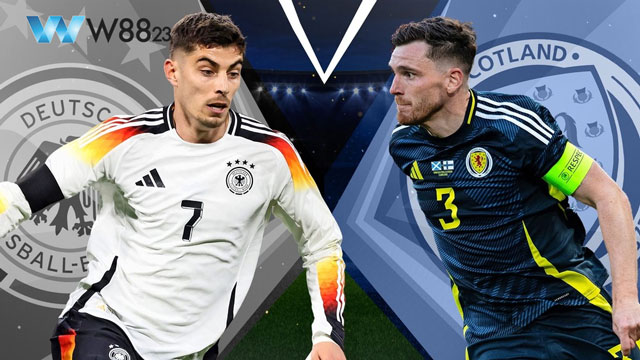 Hai đội Đức vs Scotland sẽ gặp nhau trong trận đầu ra quân bảng A Euro 2024